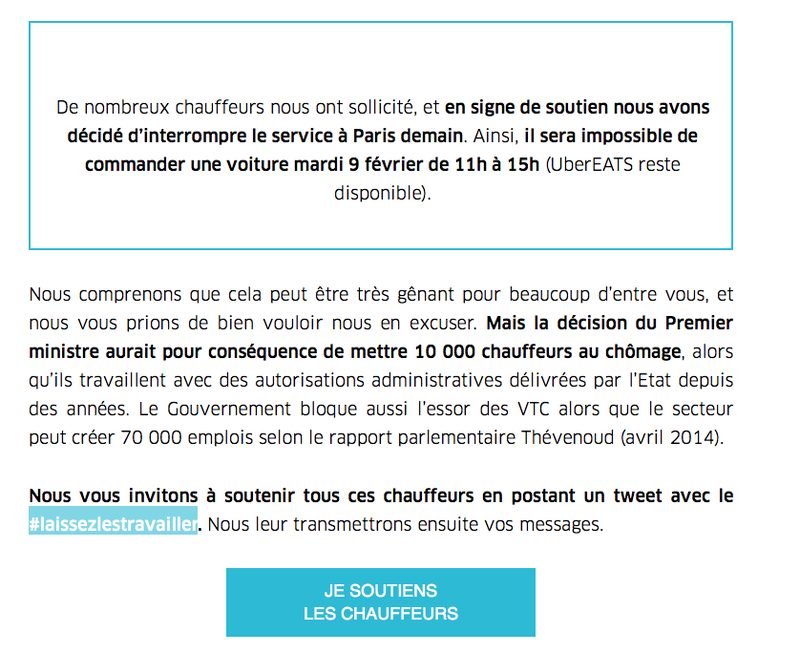 Campagne #LaissezLesTravailler d’Uber France : une mobilisation populaire ou un astroturfing  ?